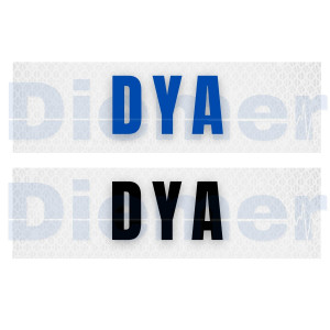 Dya Chest Reflective Logos And Shields
